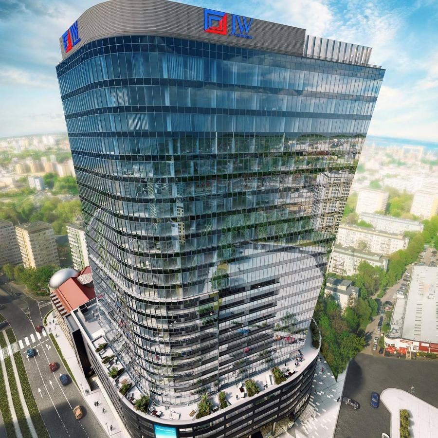 Apartament Flaming Hanza Tower Szczecin Eksteriør bilde